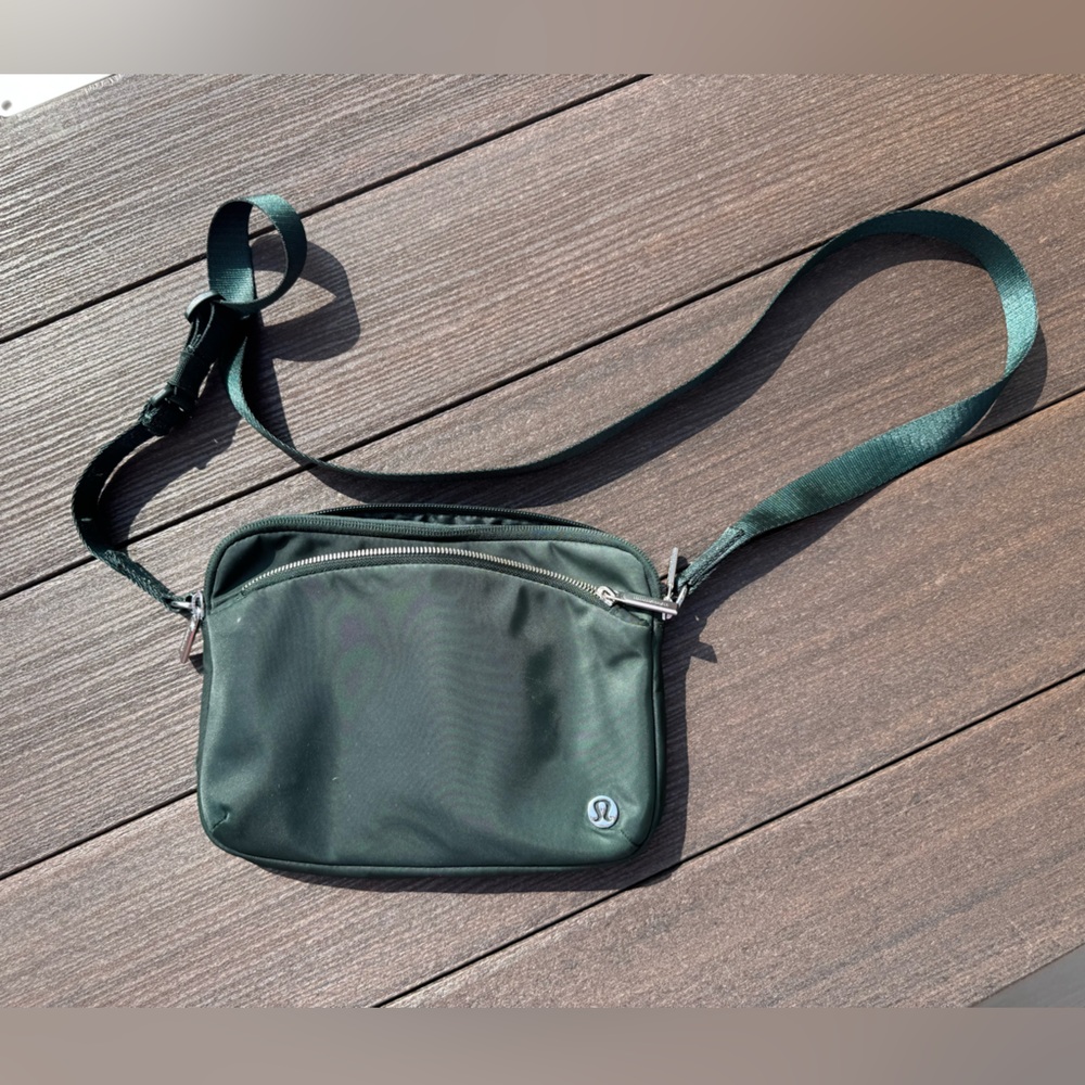 lululemon athletica Dark Green Crossbody Bag